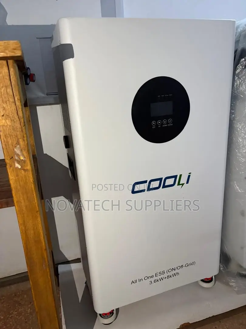 6. 6kW Pure Sine Wave Inverter + 8kWh Battery All-in-One ESS 167ah