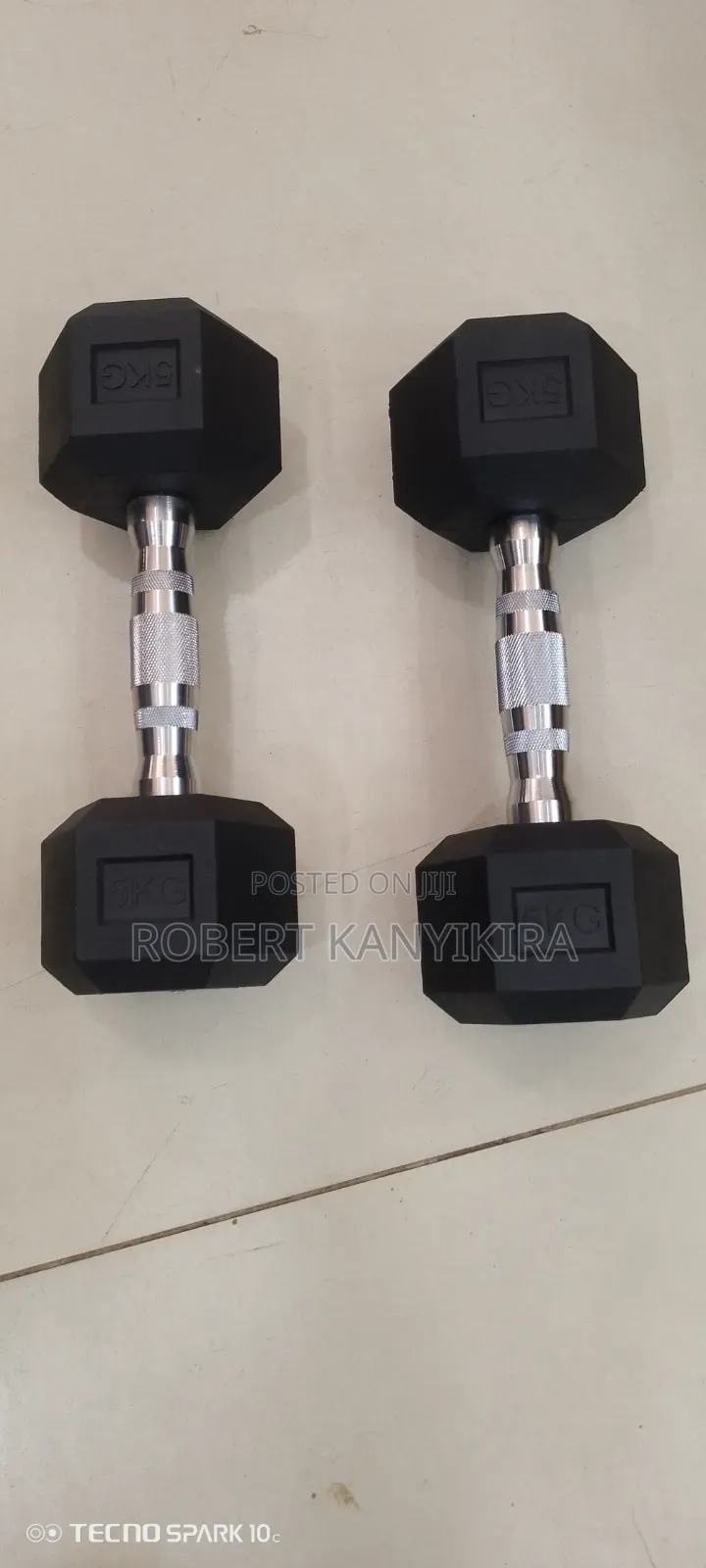 Rubber Dumbbells