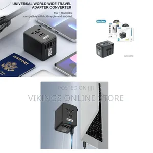 Go-Des Universal International Travel Power Adapter High Speed
