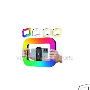 Mobile Phone Camera Fill Light RGB LED Video Ring Lights With Smart