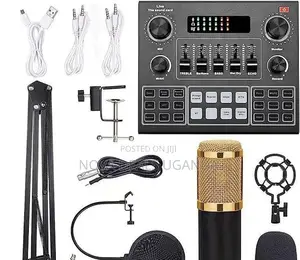 Multifunctional Live V9 Sound Card and BM800 Suspension Microphone Kit