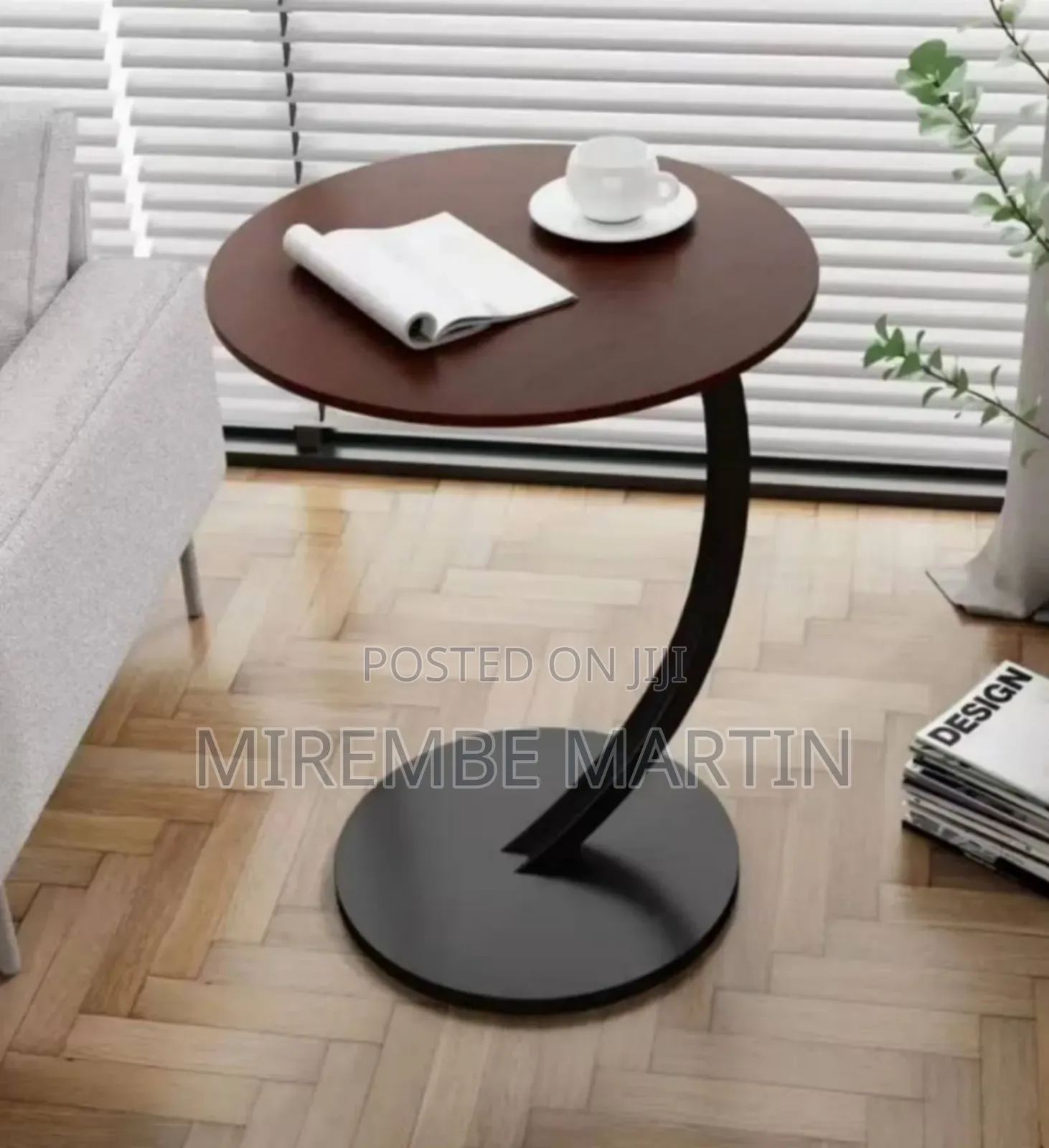 ,C Shaped End Table