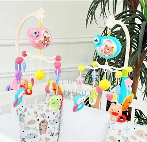 Musical Baby Crib Mobile With Rotating Toys