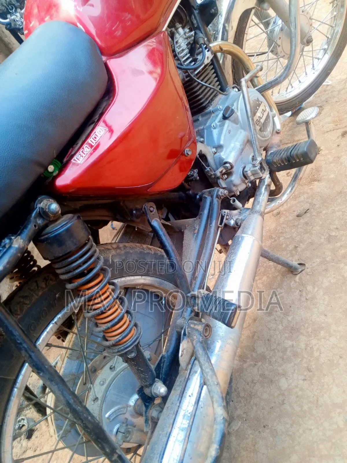 Bajaj Boxer 100 2017 Red
