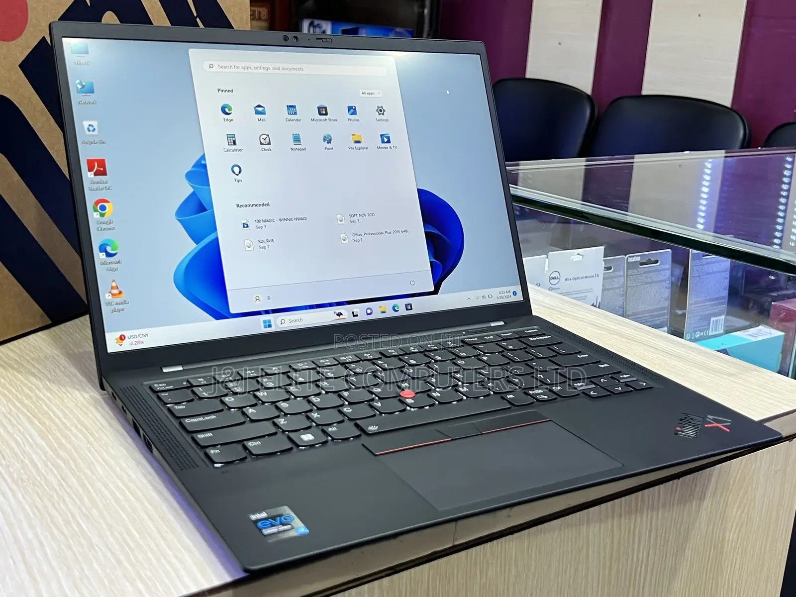 Laptop Lenovo ThinkPad X1 Carbon 16GB Intel Core i5 SSD 512GB