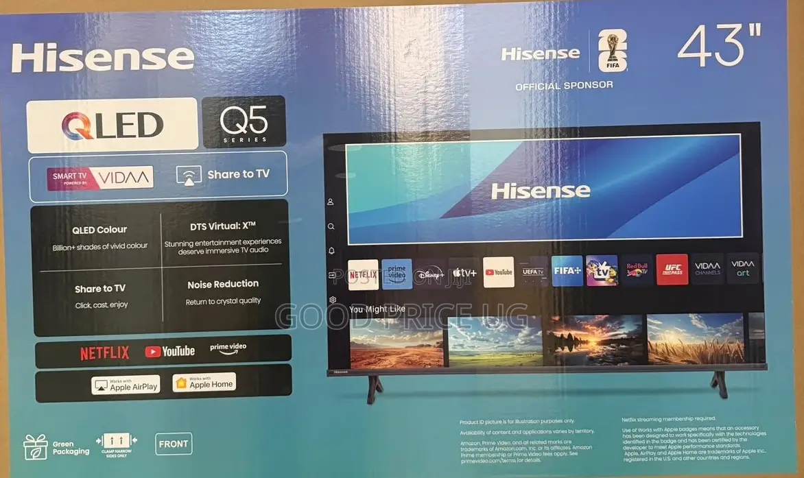 Hisense Q5 Series 43-Inch QLED Smart TV