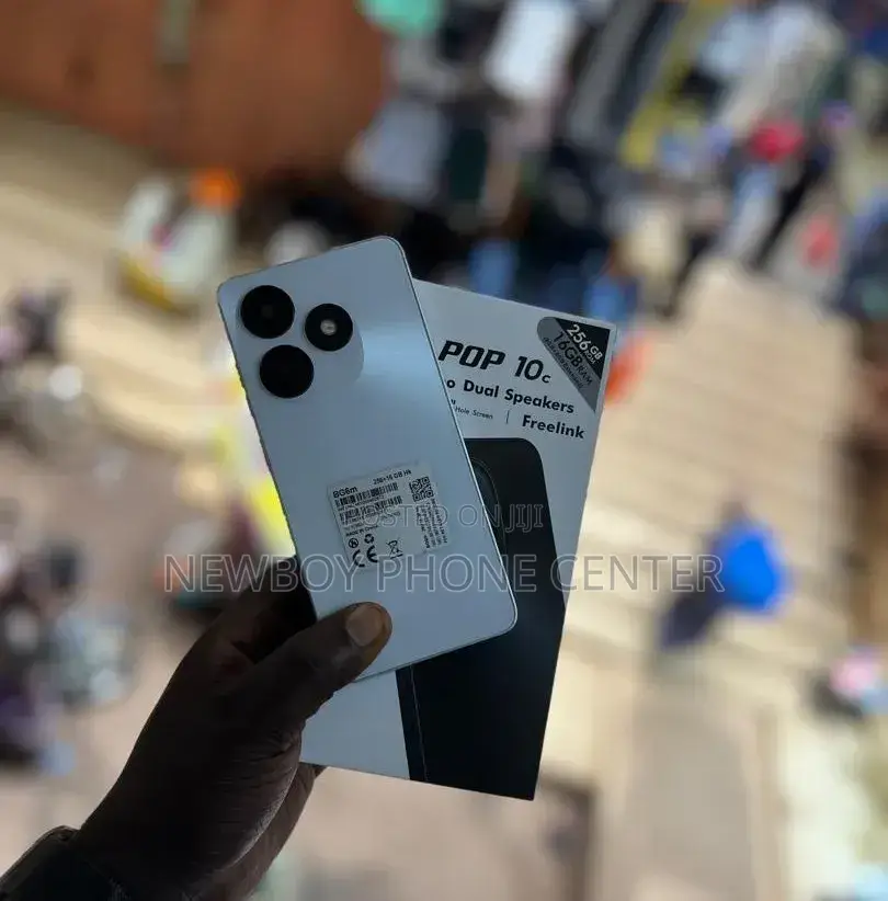 New Tecno Pop 10C 128 GB White
