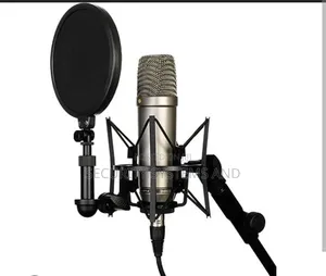 Proffessional Microphone Pop Filter With Gooseneck Clip Holder