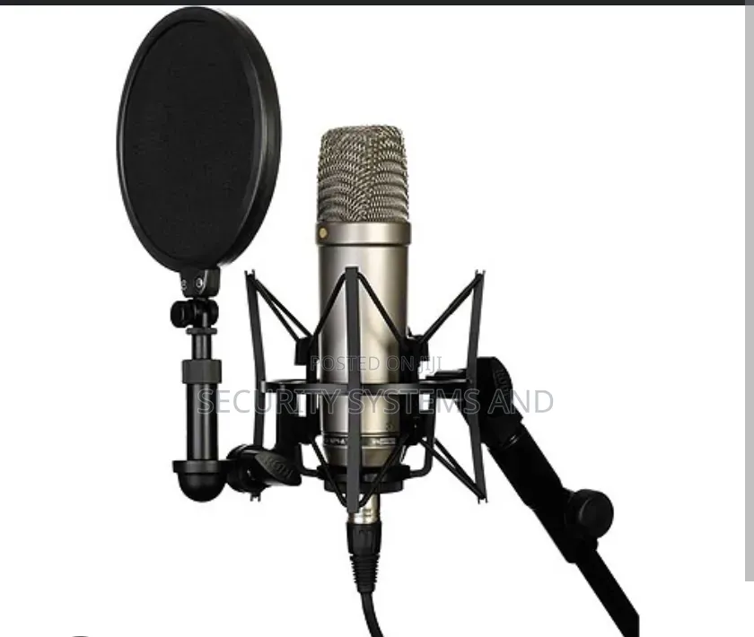 Proffessional Microphone Pop Filter With Gooseneck Clip Holder
