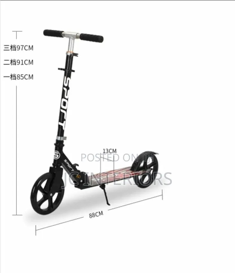 2 Wheel Foldable Quick Scooter for Kids and Teens