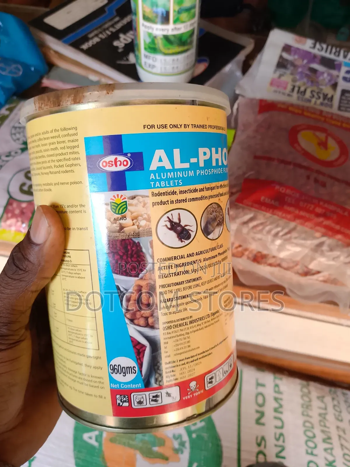 Crop Pests Fumigation Tablets, Rats and Snakes - AL-PHOS