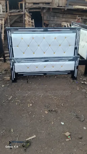 Black Flame Bed White 5by6 Stripe Size