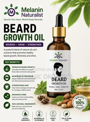 Natural Beard Growth Oil