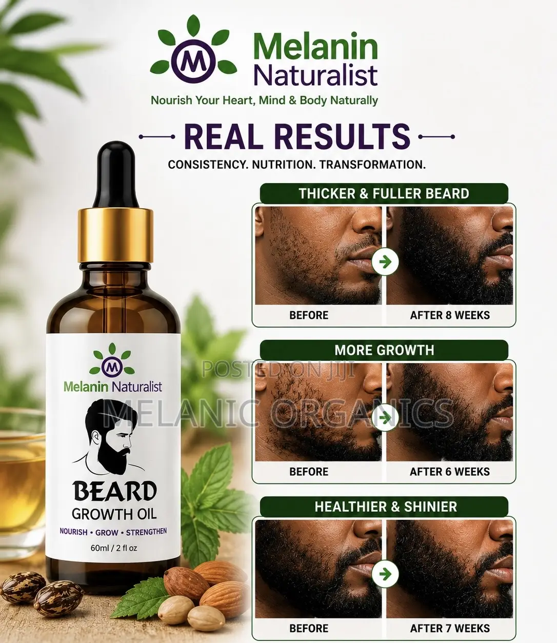 Natural Beard Growth Oil