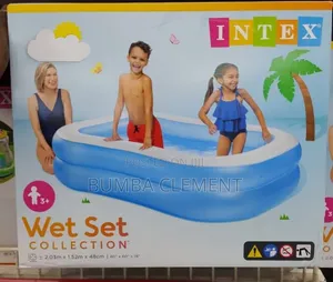 Durable Potable Swimming Pools Wet Set 2.03 M X 1.52 M X 48 Cm