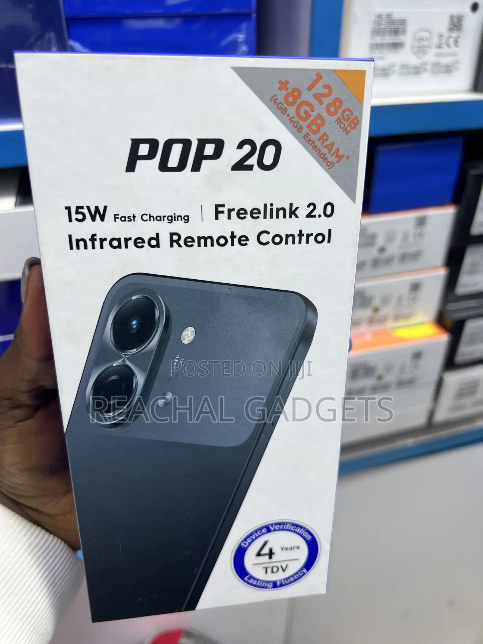 New Tecno Pop 20 128 GB Black