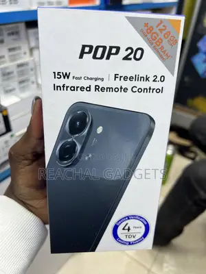 New Tecno Pop 20 128 GB Black