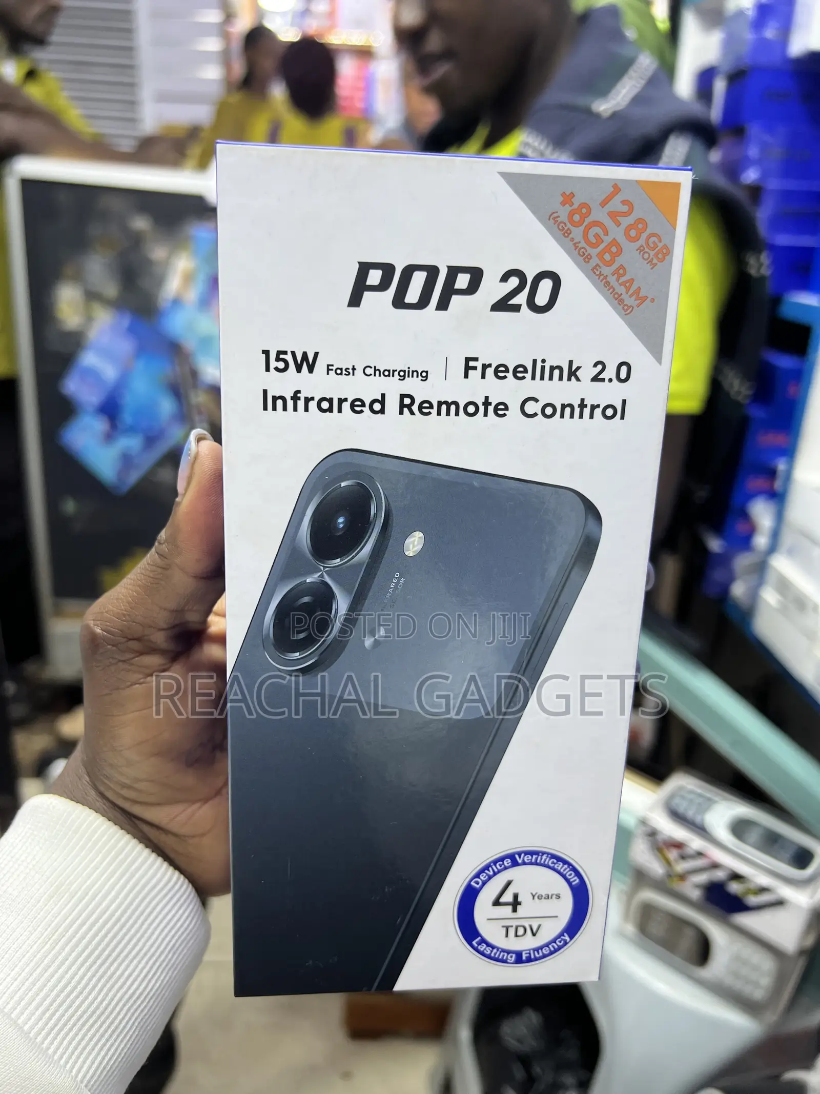 New Tecno Pop 20 128 GB Black
