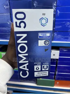 New Tecno Camon 50 256 GB Black