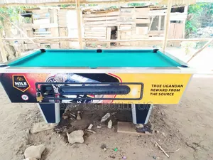South African Grey Pool Table With Slate On