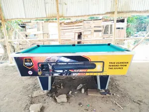 South African Grey Pool Table With Slate On