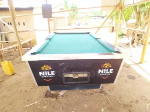 South African Grey Pool Table With Slate On