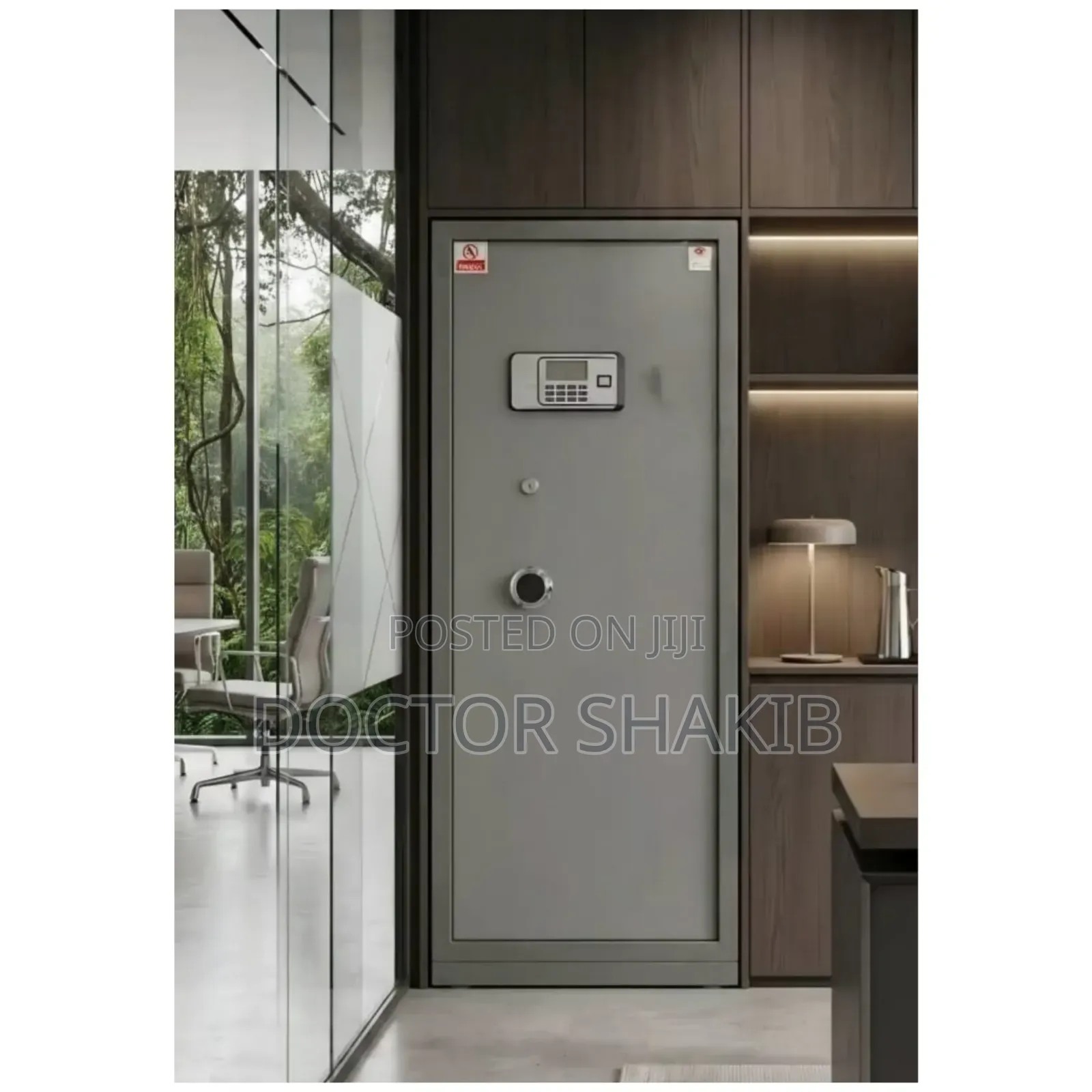 Heavy-Duty, Fireproof High-Security Steel Safe