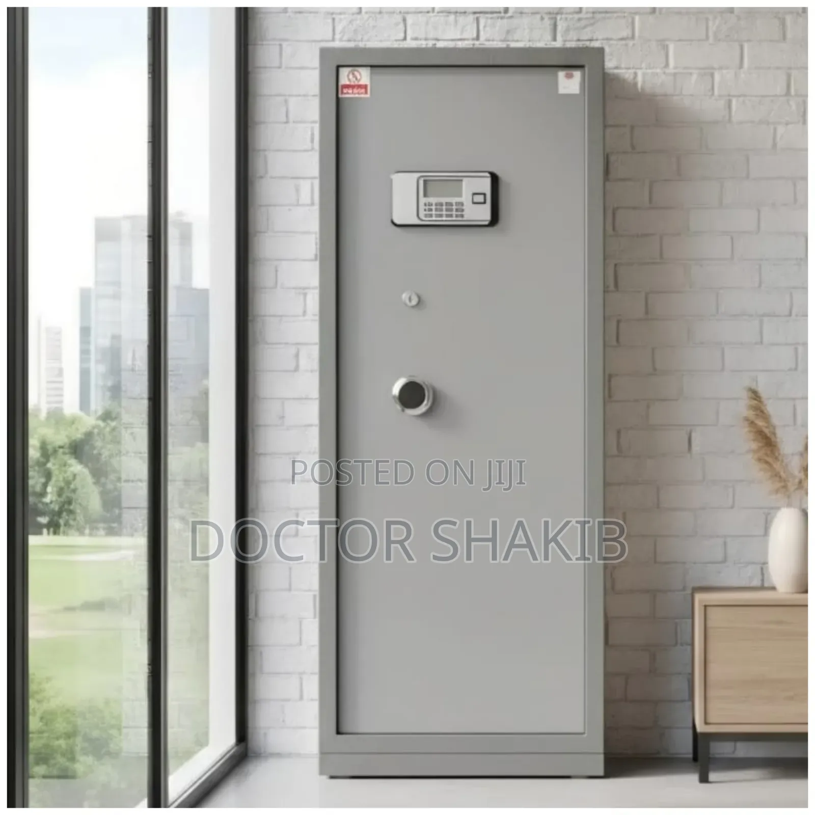 Heavy-Duty, Fireproof High-Security Steel Safe