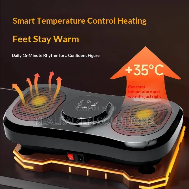 Whole Body Vibration Fitness Plate With Heating| Remote Control| Ropes