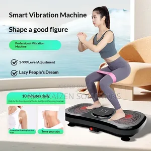 Whole Body Vibration Fitness Plate With Heating| Remote Control| Ropes