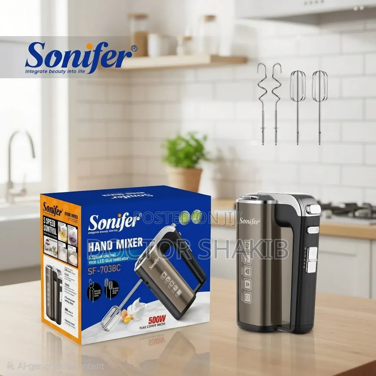 Sonifer SF-7038C Hand Mixer