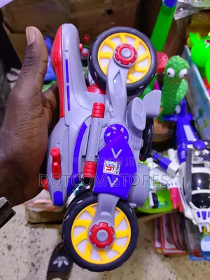 360 Stunt Transformation Motorcycle Toy - Multicolor
