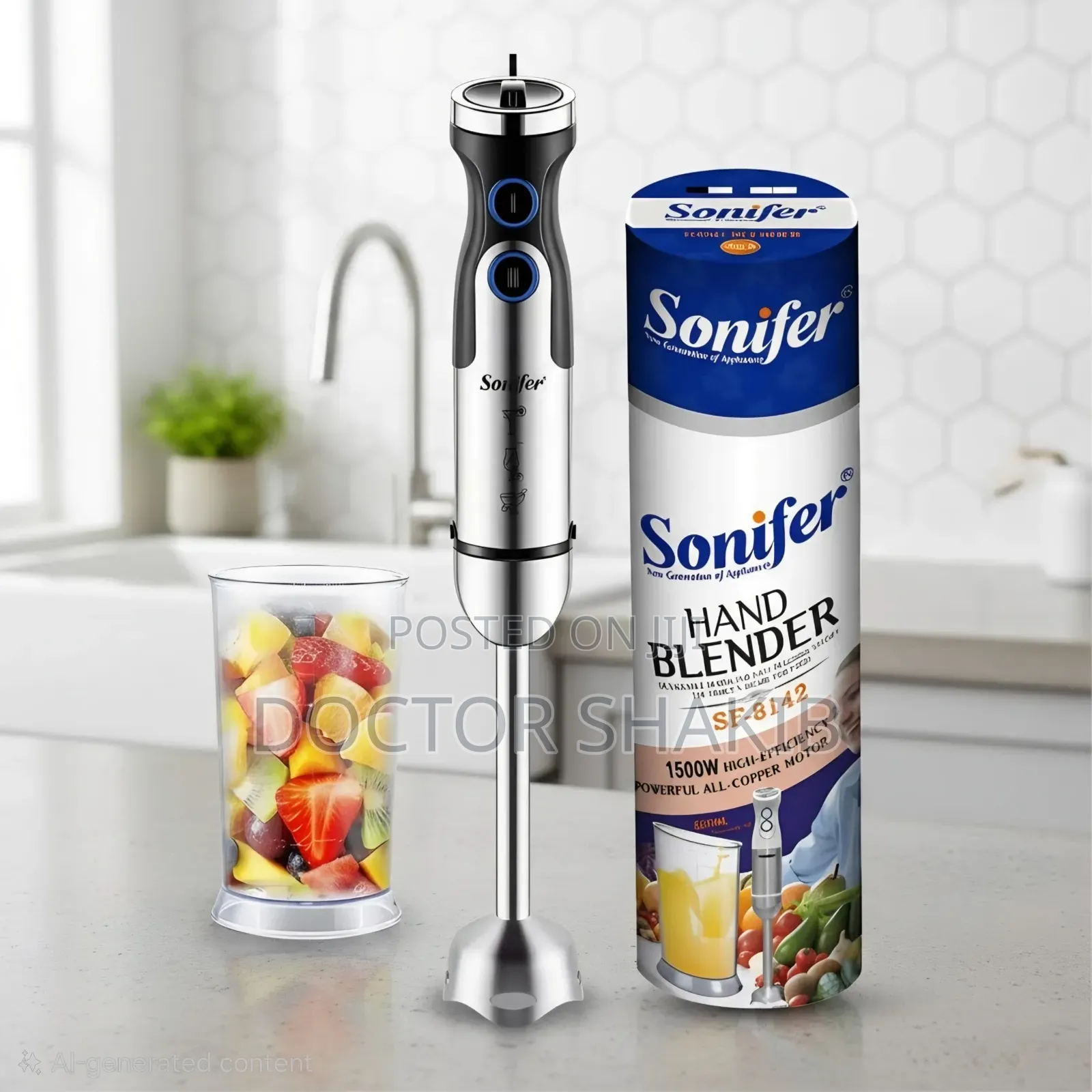 Sonifer SF-8142 1500W Electric Hand Blender