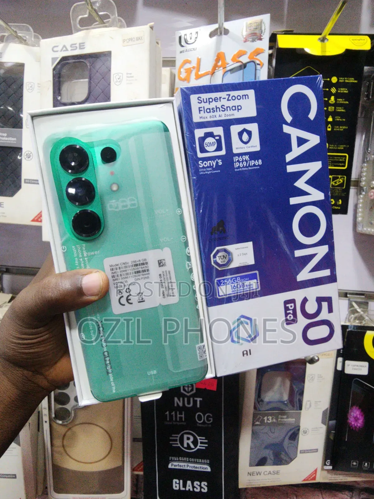 New Tecno Camon 50 Pro 256 GB Green