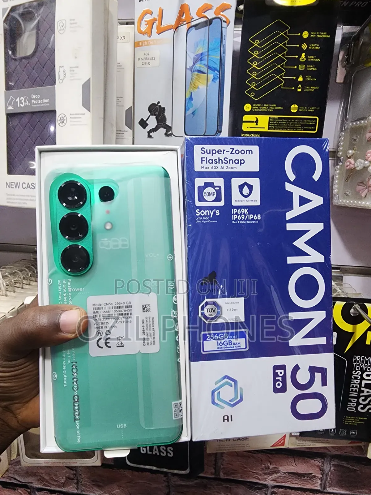 New Tecno Camon 50 Pro 256 GB Green