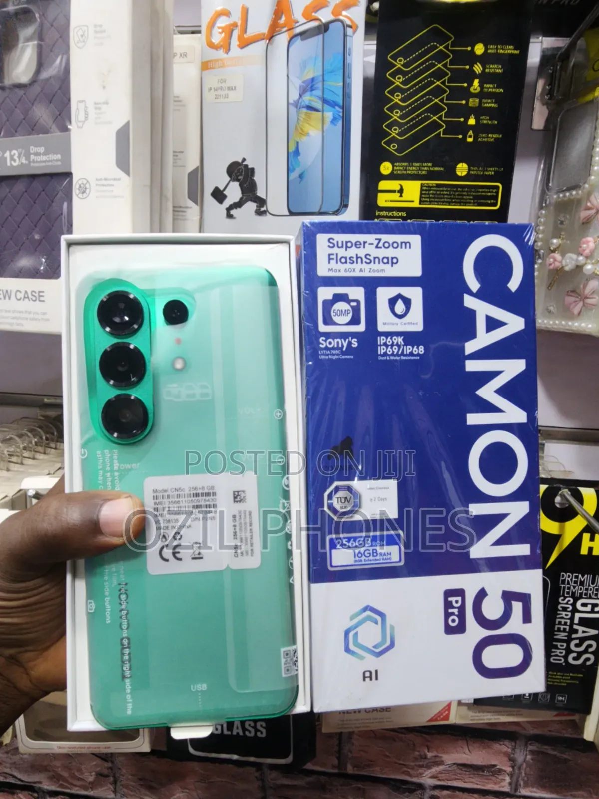 New Tecno Camon 50 Pro 256 GB Green