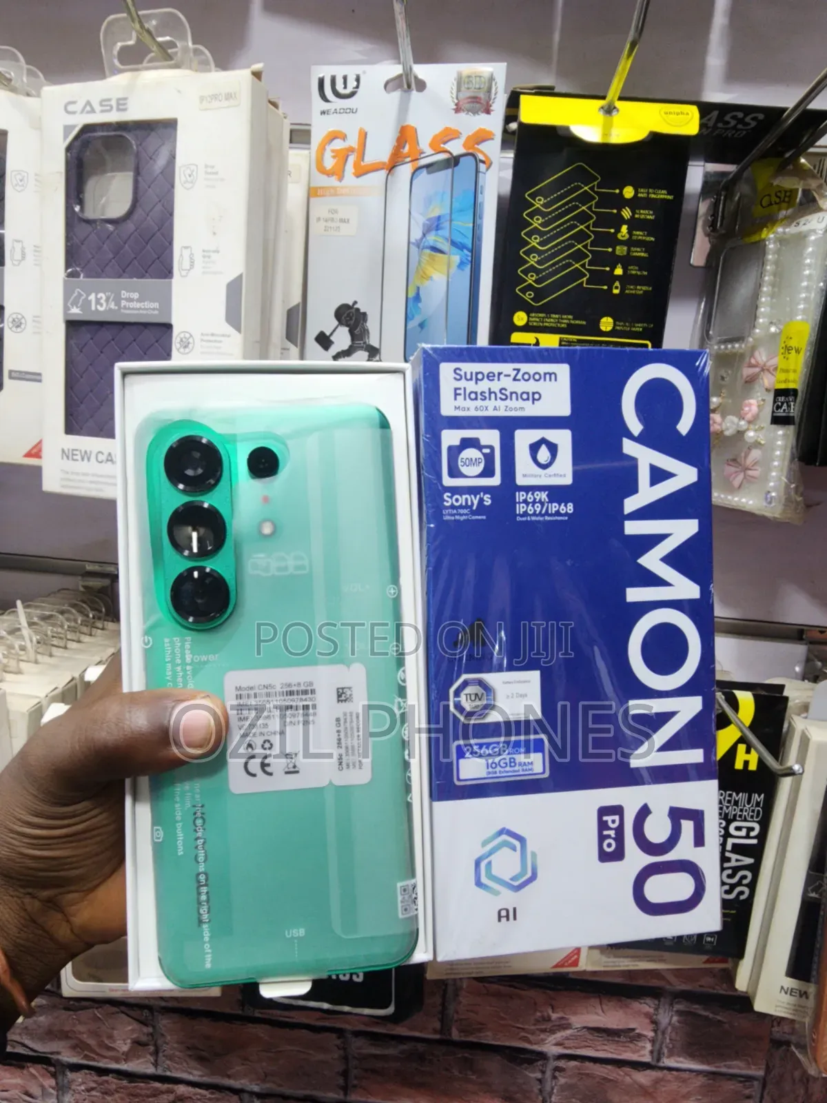 New Tecno Camon 50 Pro 256 GB Green