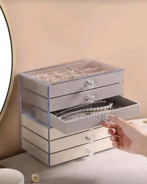 Multi-Layer Transparent Acrylic Jewelry Organizer F