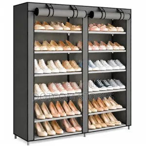 6-Tier Double Column Storage Shoe Rack