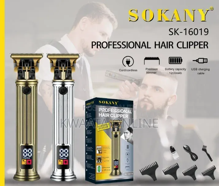 SOKANY SK-16019 Professional Hair Clipper LED Display