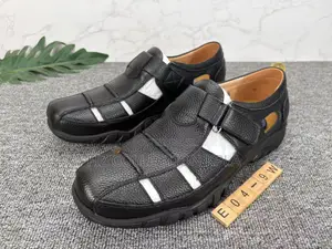Franco Banetti Closed-Toe Leather Fisherman SandalMen’s Walking Shoes