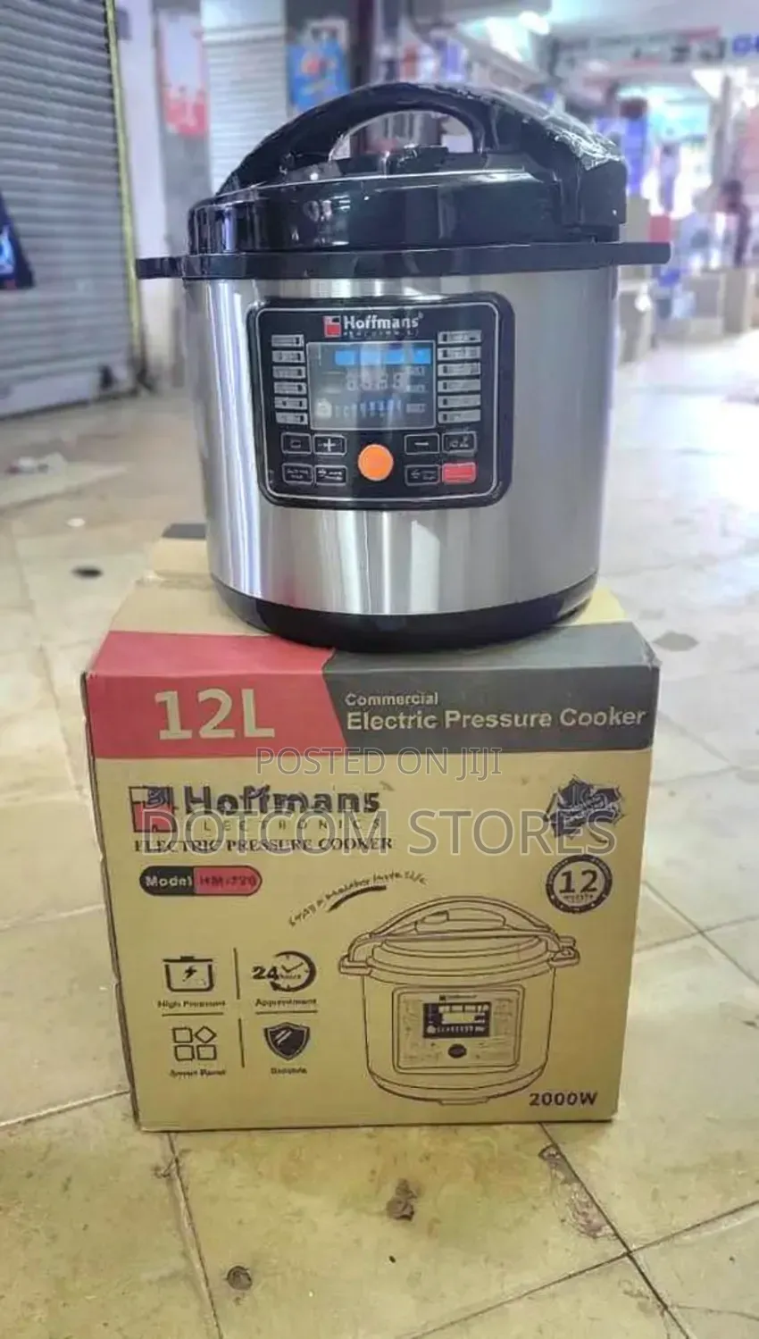 12L Hoffmans HM-720 Commercial Electric Pressure Cooker