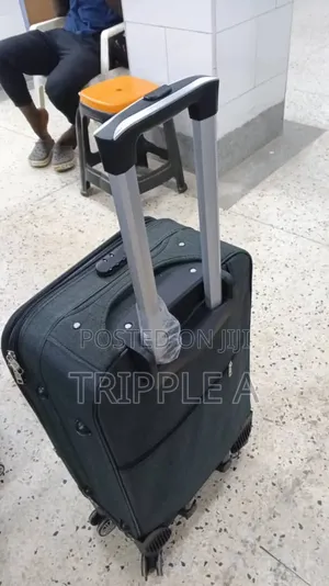 A Meduim Suitcase Feng Hua With Orange Branding
