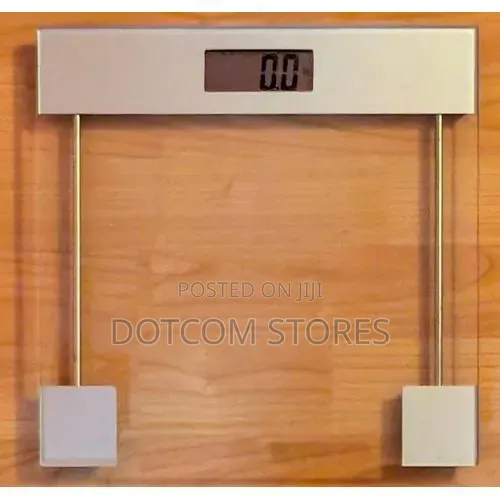 Digital Glass Bathroom Personal Weighing Scale - Clear/Multicolor