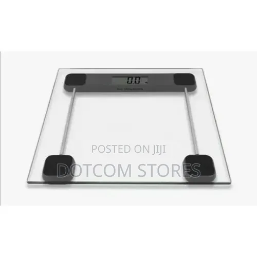 Digital Glass Bathroom Personal Weighing Scale - Clear/Multicolor