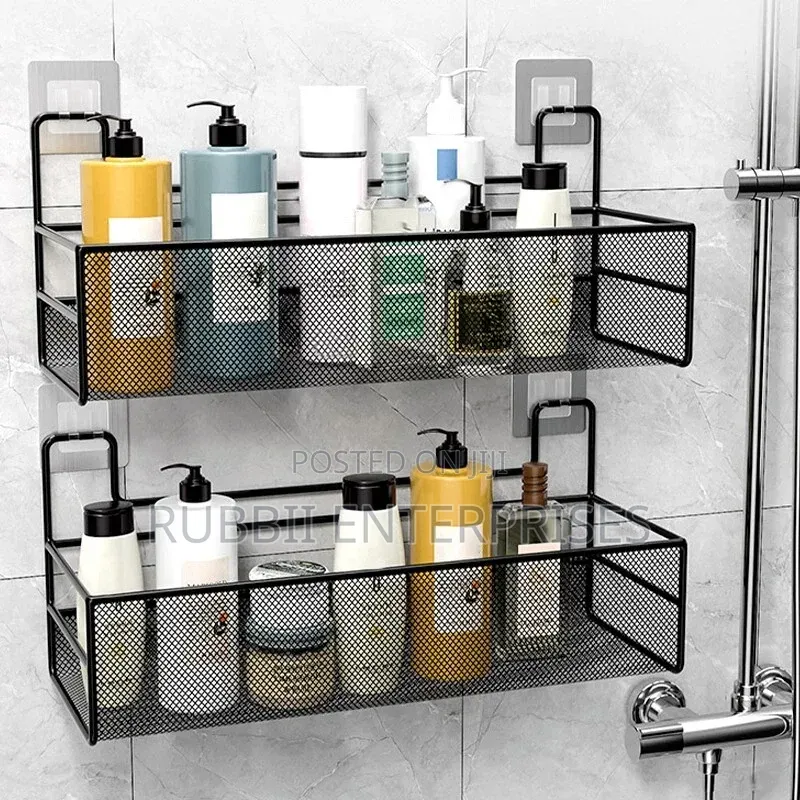 Wall-Mounted Bathroom Racks 2pc