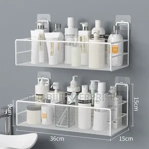 Wall-Mounted Bathroom Racks 2pc