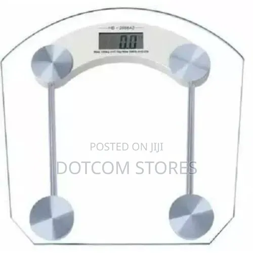 Mechanical Bathroom Weighing Scale 180kg Transparent - Clear