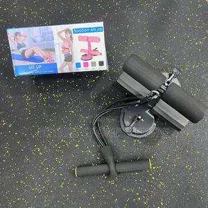 Suction Sit-Up Bar With Resistance Band