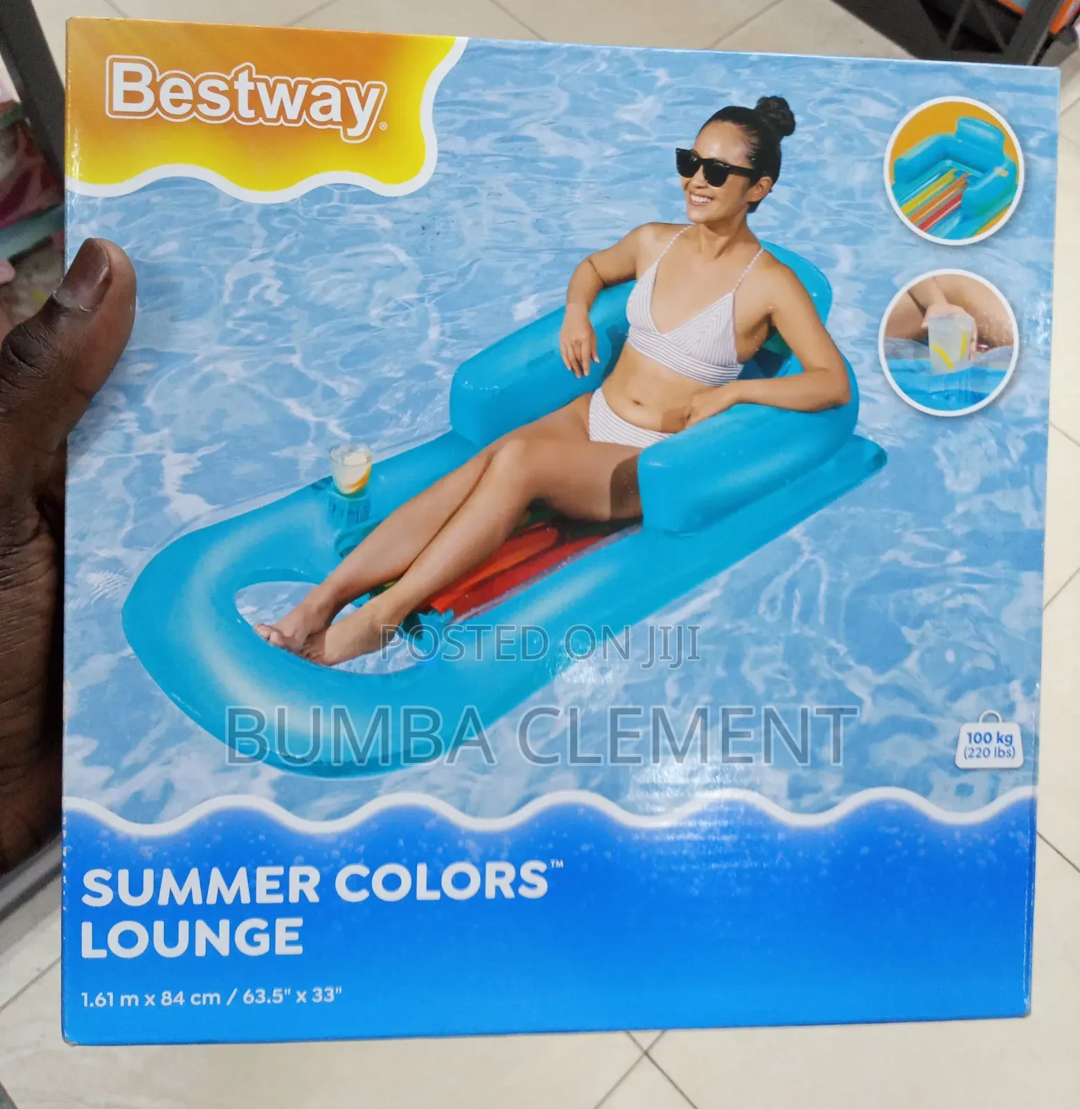 Summer Color's Lounge Pool Floats 1.61 M X 84 Cm